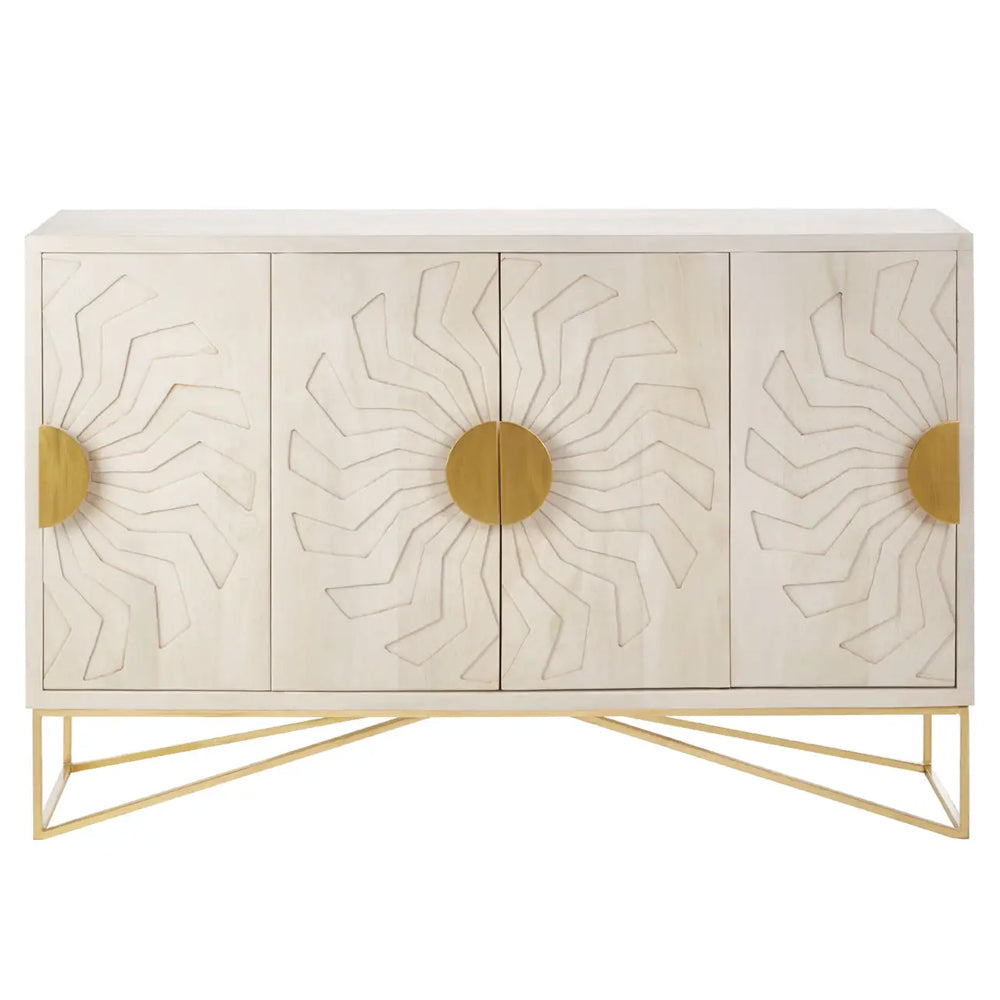 Solana Sideboard – Whitewashed Mango Wood – Shropshire Design