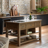 Solomon Farmhouse Kitchen Island