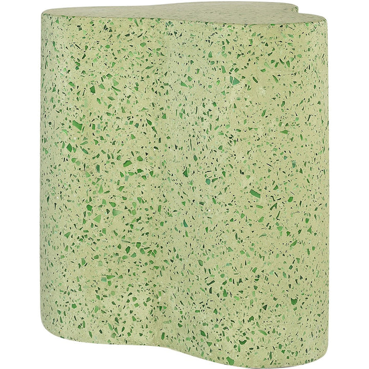 Stella Clover Stool – Green Terrazzo