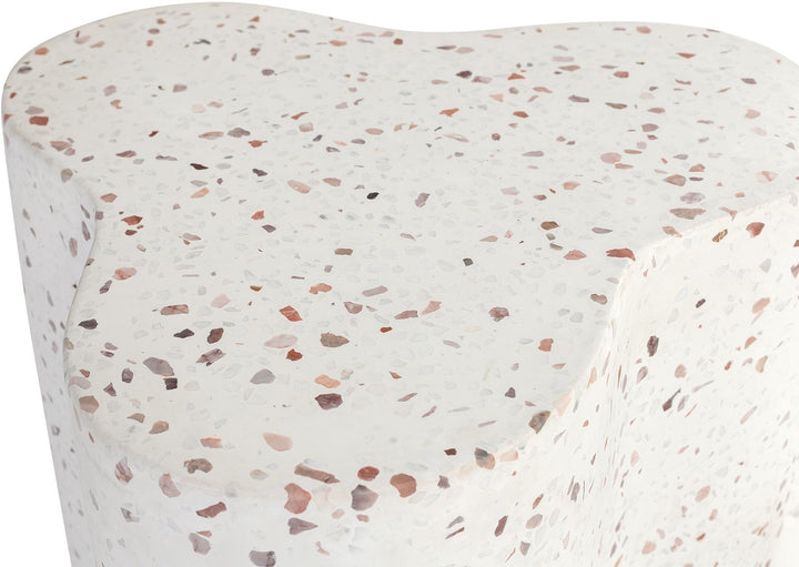 Stella Clover Stool – White Terrazzo