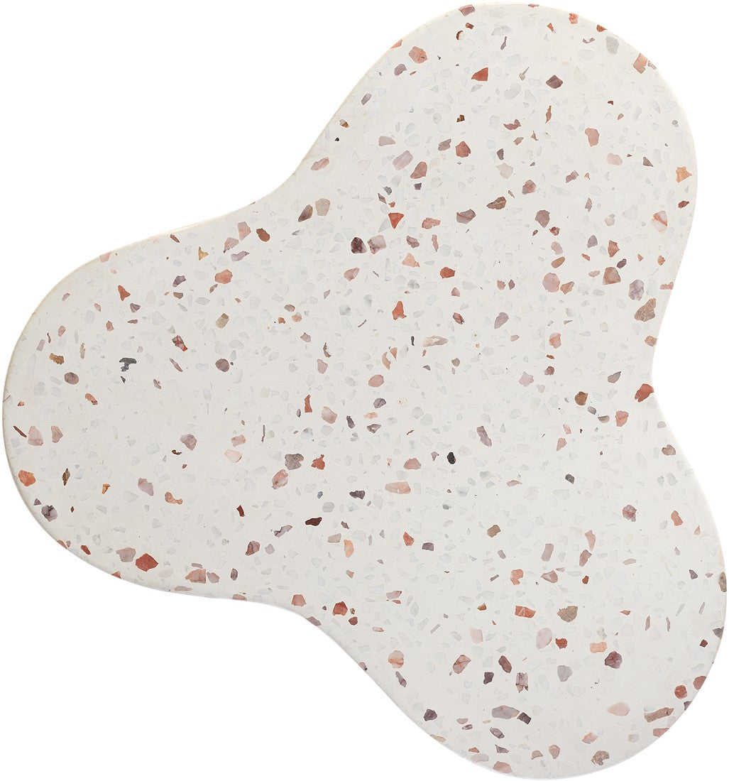 Stella Clover Stool – White Terrazzo