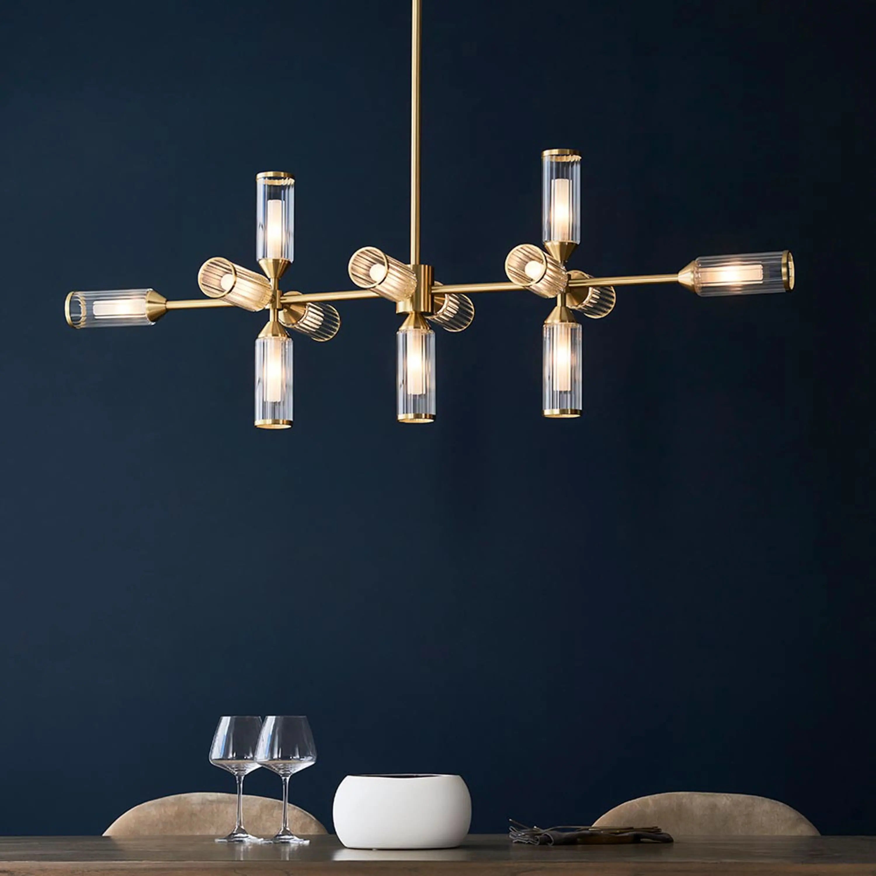 Sterling Linear Pendant Light – 13 Lights