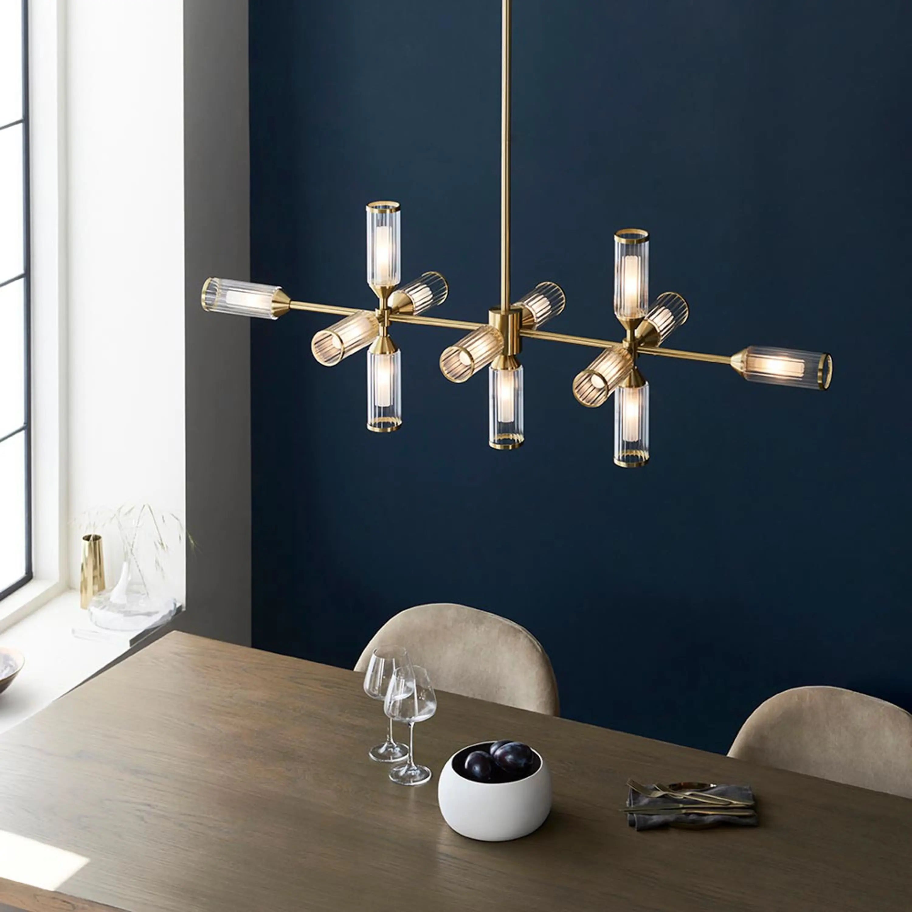 Sterling Linear Pendant Light – 13 Lights