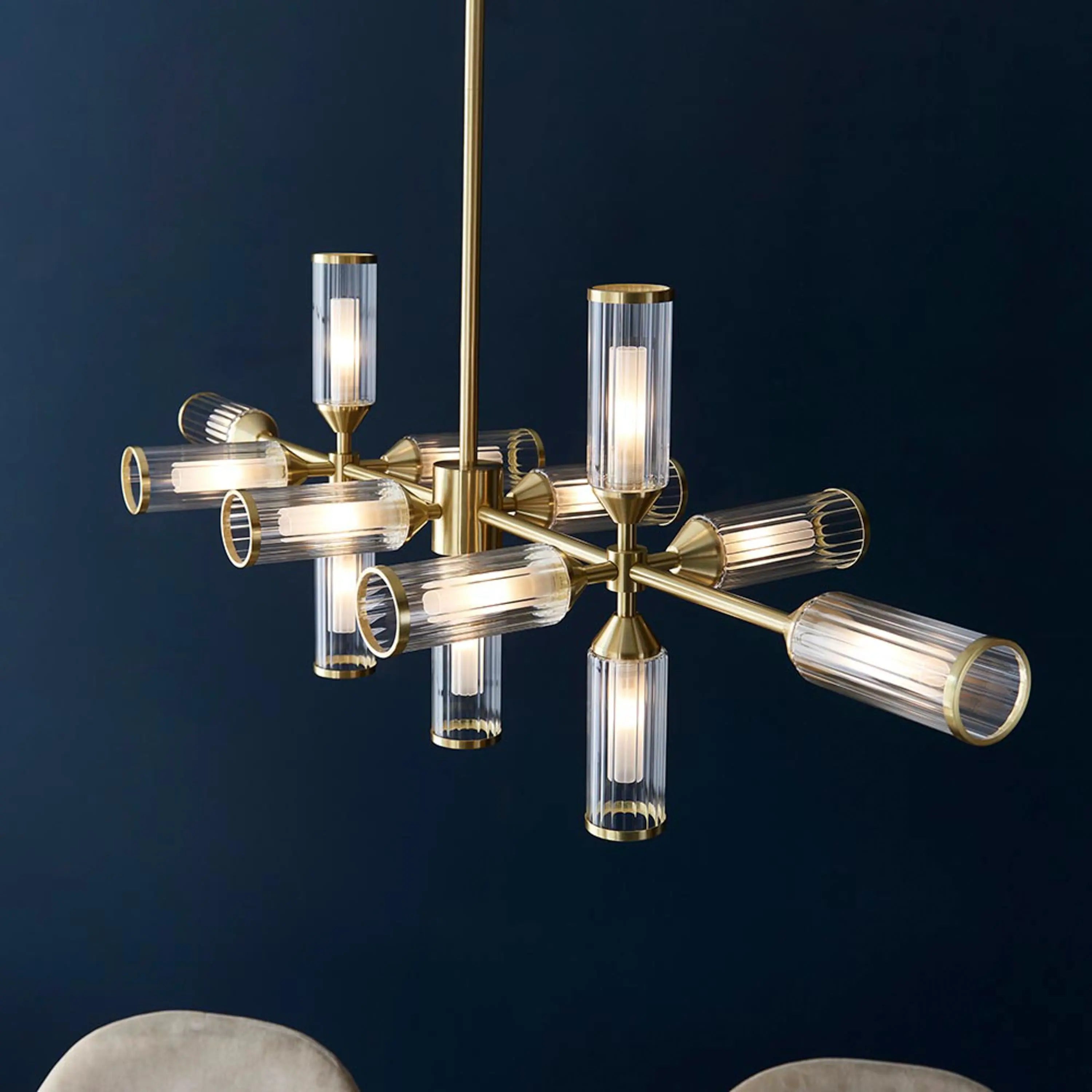 Sterling Linear Pendant Light – 13 Lights