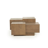 Stetson Square Coffee Table – Brown