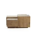 Stetson Square Coffee Table – Brown