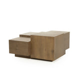 Stetson Square Coffee Table – Brown