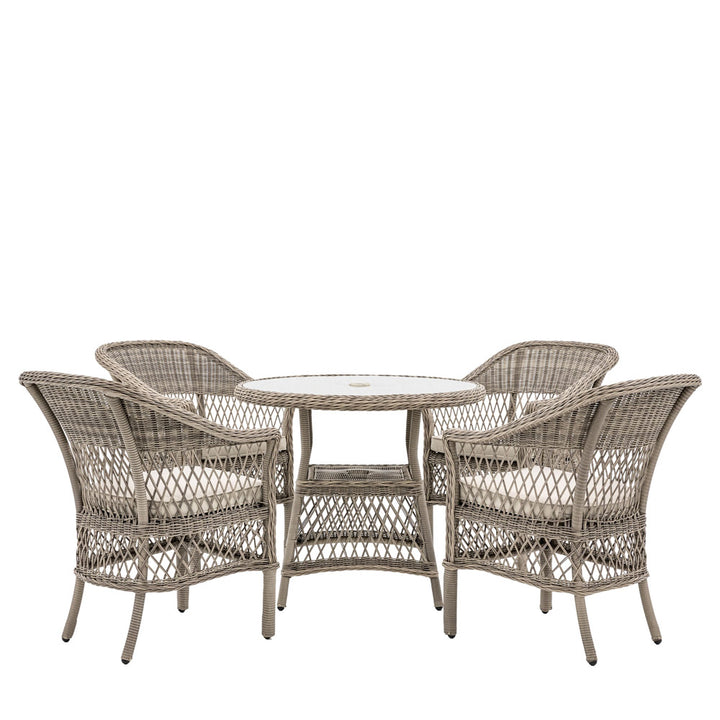 Stonehaven 4 Seater Round Dining Set