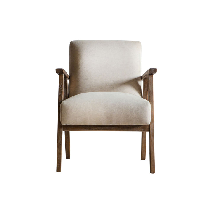 Sutton Armchair – Natural Linen