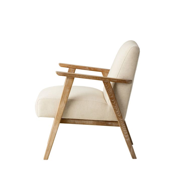 Sutton Armchair – Natural Linen