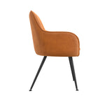 LPD Home Tara Dining Chair – Burnt Rust – Set of 2