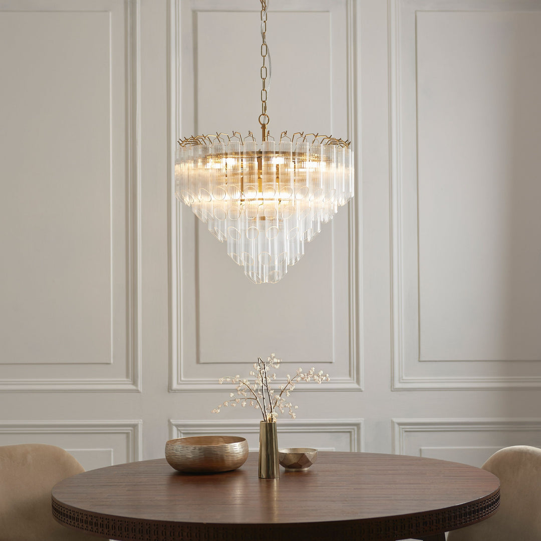 Templar Chandelier – Clear Glass