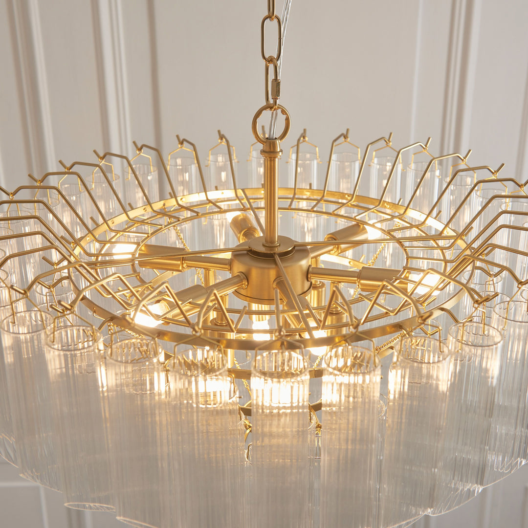 Templar Chandelier – Clear Glass