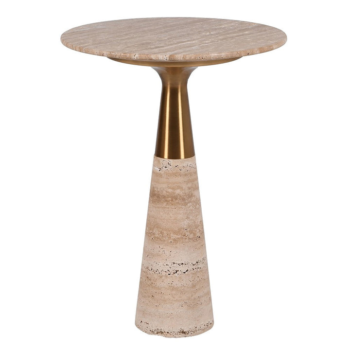 Terra Travertine Side Table