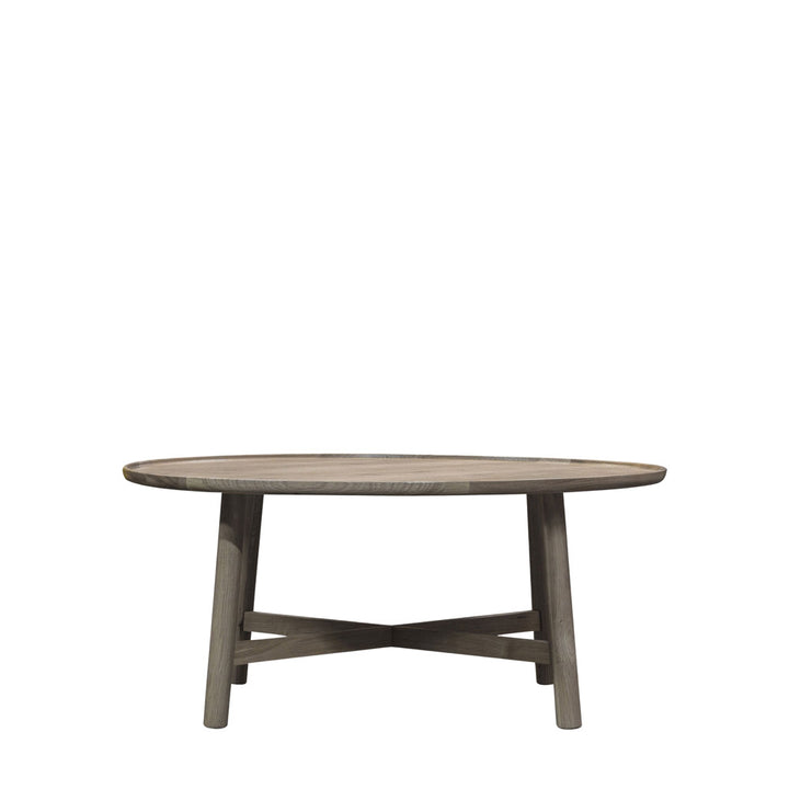 Terrell Round Coffee Table – Grey