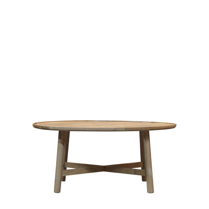 Terrell Round Coffee Table – Natural