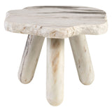 Thaddeus Side Table – Panda White Marble
