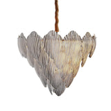 That's Living Mulberry Leaves Chandelier – Antique Brass
