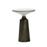 That's Living Oasis Round End Table – Burnished Brass
