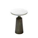 That's Living Oasis Round End Table – Burnished Brass