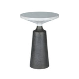 That's Living Oasis Round End Table – Burnished Silver