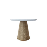 That's Living Zain Dining Table – 110cm – Burnished Brass