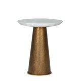 That's Living Zain Tall End Table – Burnished Brass