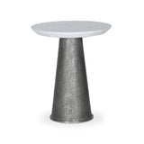 That's Living Zain Tall End Table – Burnished Silver