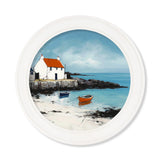 The Coastal House - Oxford White Round Frame