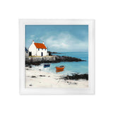 The Coastal House - White Hurstwood Square Frame