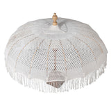 The Elowen Cotton Fringe Parasol