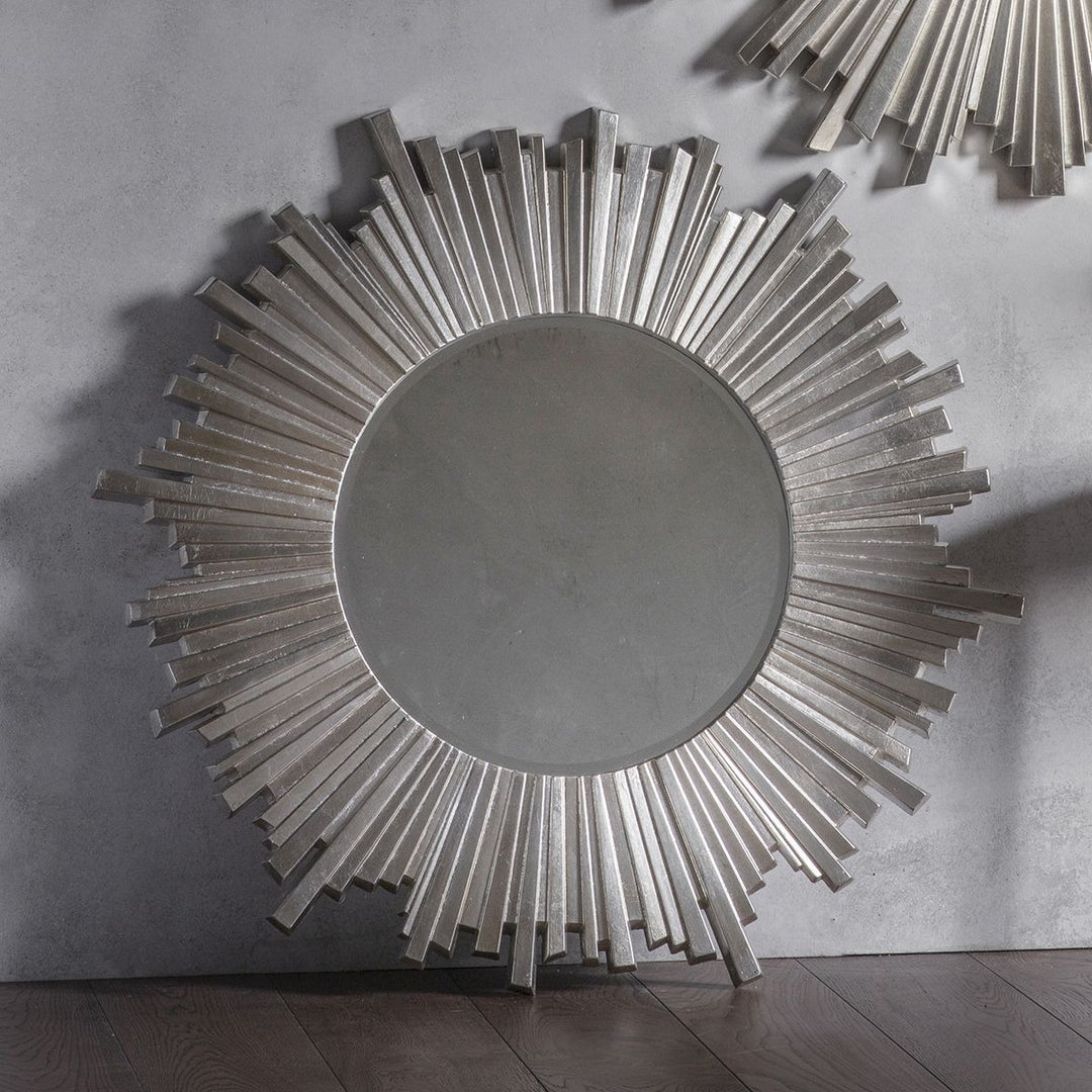 The Helios Round Sunburst Mirror