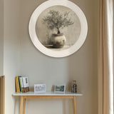 The Olive Tree - Oxford Strong White Round Frame