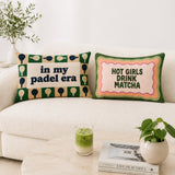 The Pillow Drop In My Padel Era Needlepoint Cushion