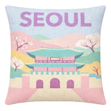 The Pillow Drop Seoul Needlepoint Cushion
