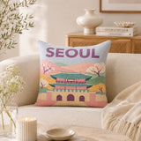 The Pillow Drop Seoul Needlepoint Cushion