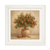 The Pomegranate Tree - Cream Hurstwood Square Frame