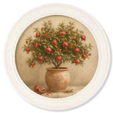 The Pomegranate Tree – Oxford Strong White Round Frame