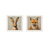 The Fox & The Hare - Hurstwood Cream Frame
