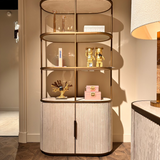 Richmond Interiors Tivoli Display Cabinet – 2 Doors and 3 Shelves