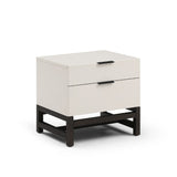 Tommy Franks Webb Bedside Table – Matte Beige