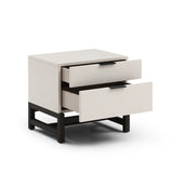 Tommy Franks Webb Bedside Table – Matte Beige