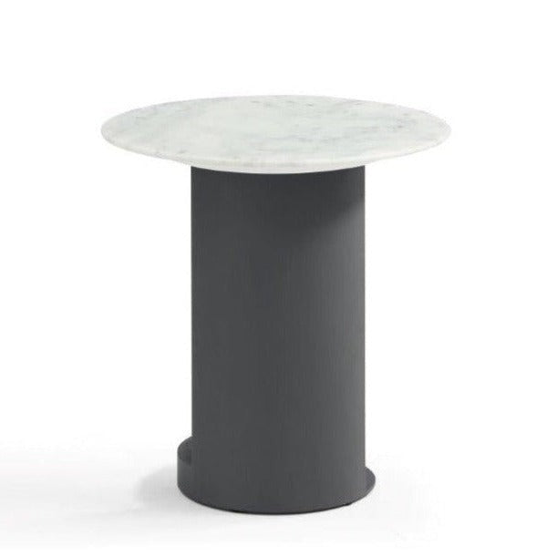 Tommy Franks Alban Side Table – Carrara Marble