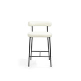 Tommy Franks Alita Bar Stool – Chex Bouclé Polar