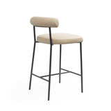 Tommy Franks Alita Bar Stool – Dark Marble