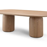 Tommy Franks Basilca Dining Table - 240cm - Ash Oak