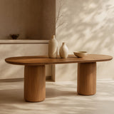 Tommy Franks Basilca Dining Table - 240cm - Walnut