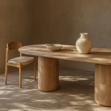 Tommy Franks Basilca Dining Table - 270cm - Ash Oak