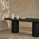 Tommy Franks Basilca Dining Table - 270cm - Matte Black