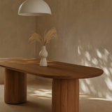 Tommy Franks Basilca Dining Table - 270cm - Walnut